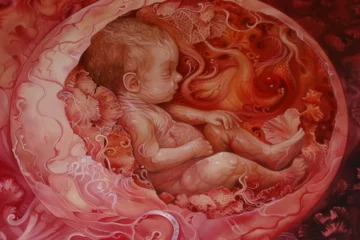 Figure-1: A Child in Mother Womb