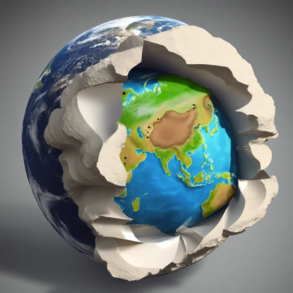 Figure-4 The Formation Of Earth And Layers