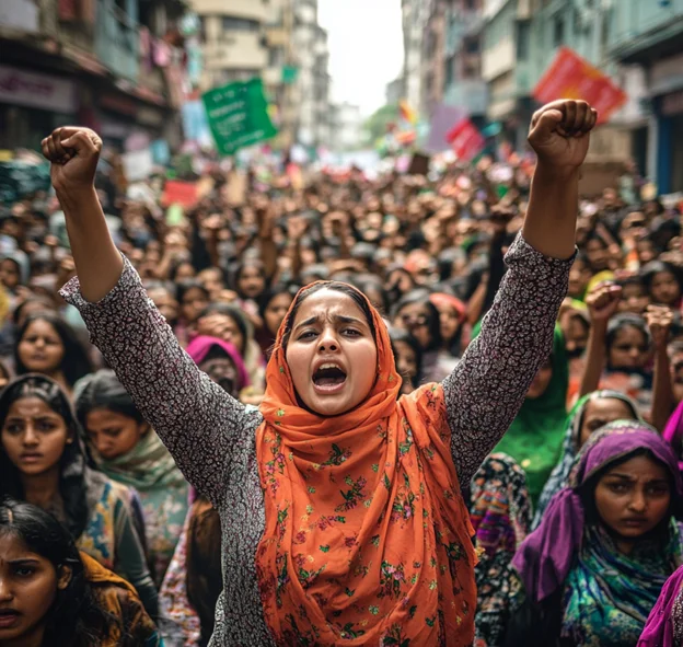 The Youth Protestors In Bangladesh